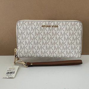 Michael Kors Medium Zip Around Phone Wallet